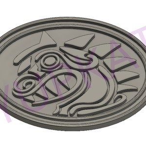 Hiccup Belt Buckle 3D Print File for Cosplay - How To Train Your Dragon 3