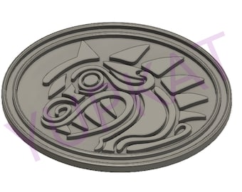 Hiccup Belt Buckle 3D Print File for Cosplay - How To Train Your Dragon 3