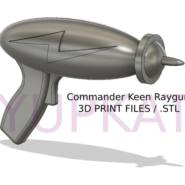 Commander Keen Raygun 3D Print File for Cosplay