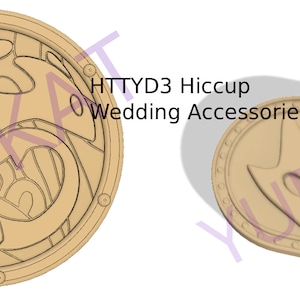 Hiccup WEDDING Accessories 3D Print File for Cosplay - How To Train Your Dragon 3