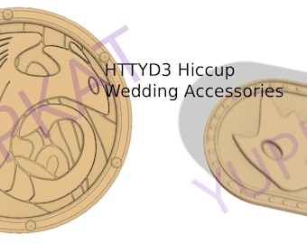 Hiccup WEDDING Accessories 3D Print File for Cosplay - How To Train Your Dragon 3