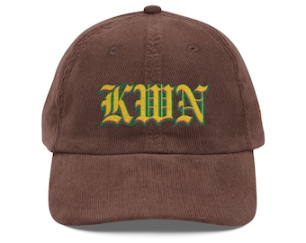 KWN フローラル刺繍コーデュロイキャップ | デイウィンバック刺繍