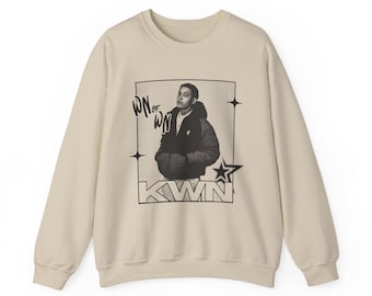 KWN グラフィック クルーネックスウェットシャツ – ユニセックス コージーファッション