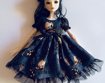 MSD Halloween gothic lolita dress for BJD