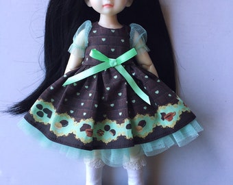 YoSD Mint Chocolate Delight lolita dress for BJD