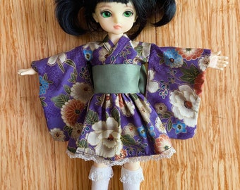 Purple flowers - Wa Loli Lolita dress for Yosd BJD