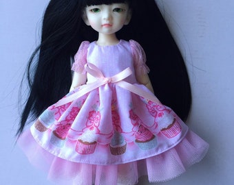 YoSD sweet lolita cupcake dress for Tiny BJD