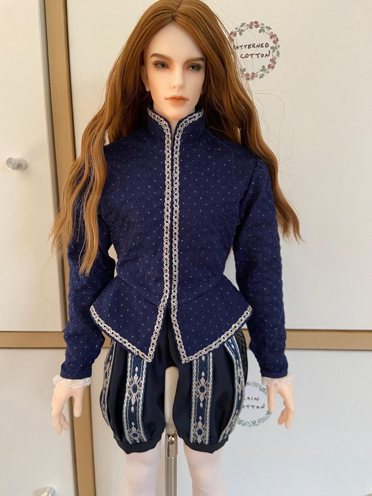 BJD Sewing Pattern: Tudor Male Outfit With Doublet for Sartoriaj ...