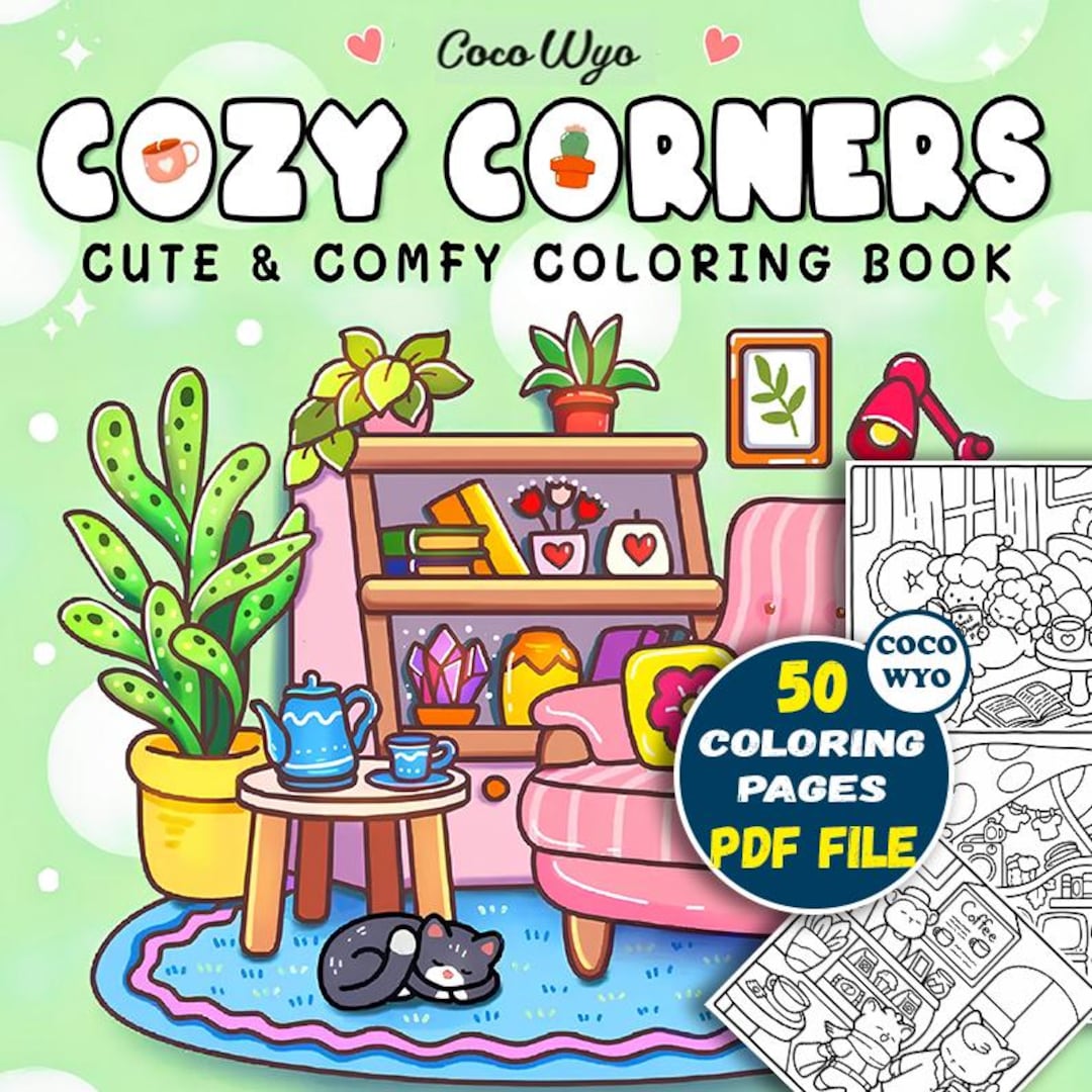 Coco Wyo Coloring Books Cozy Corner, Coco Wyo Cozy Corner, Coco Wyo ...