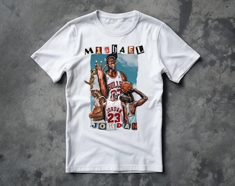 Michael Jordan Graphic Tee: Vintage Oversized Bootleg T