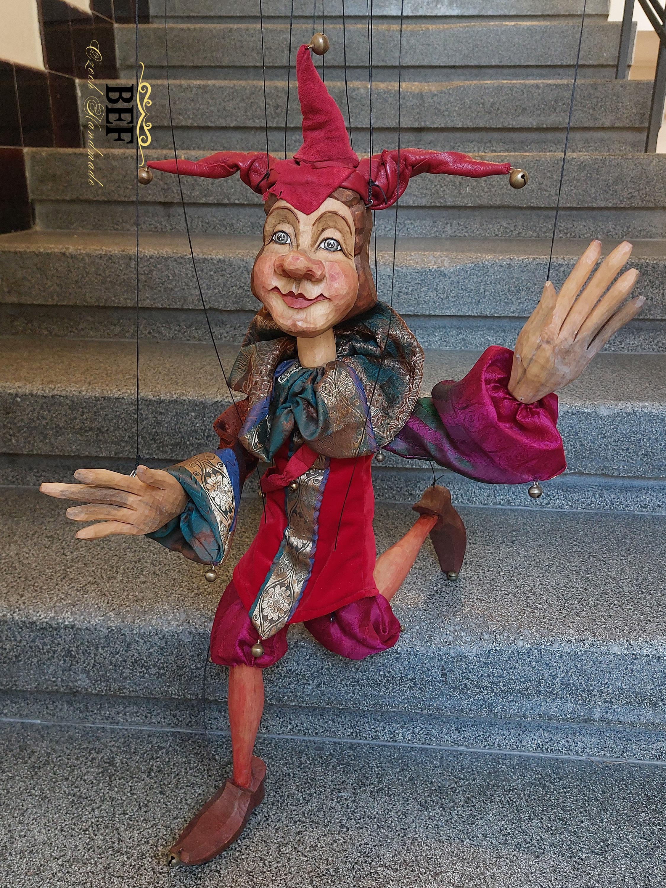 Handcrafted Marionette – The Jester
