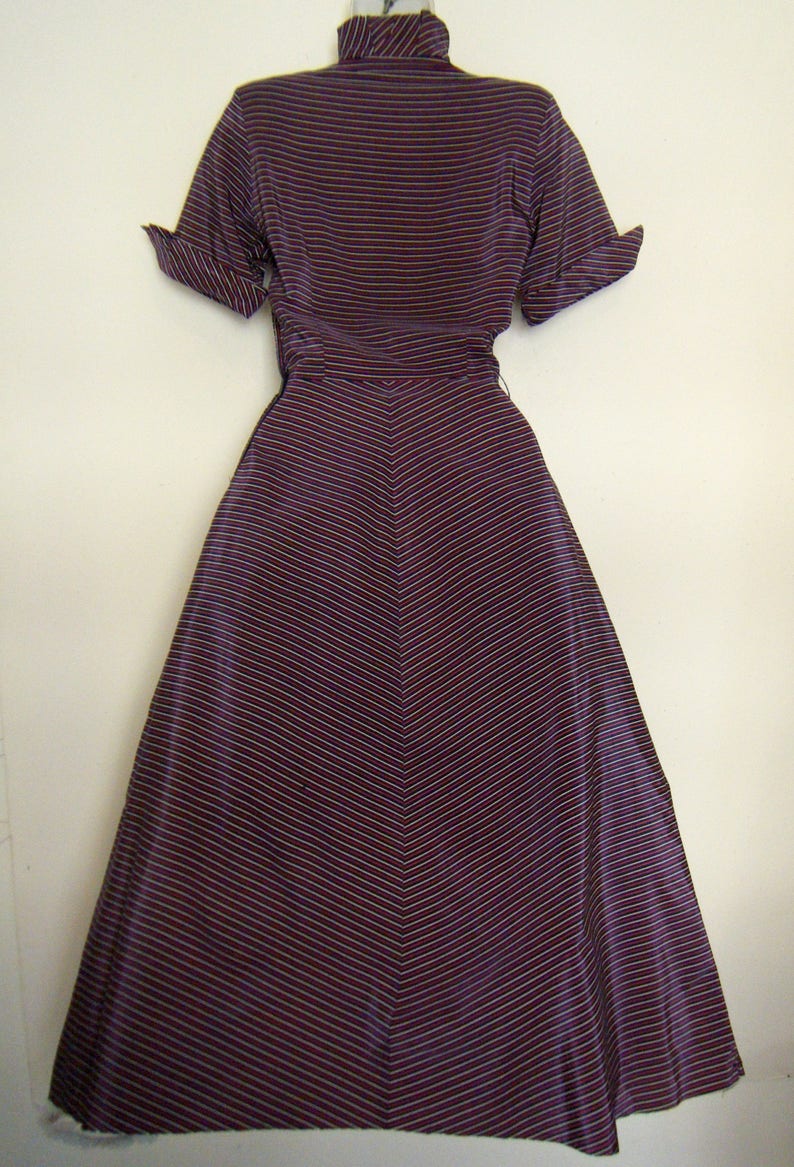 New Look 1950s TAFETTA PARTY DRESS Full Skirt Hostess Dress - Etsy
