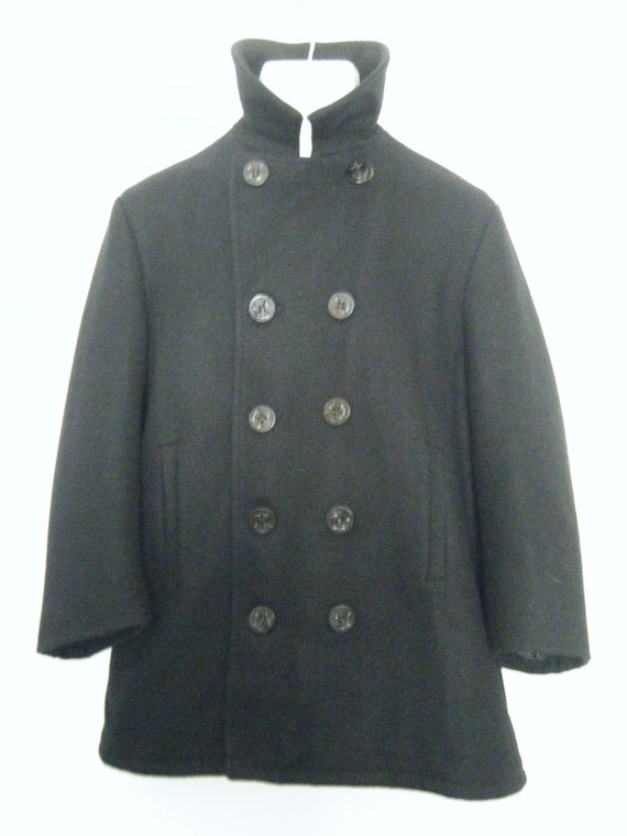 1960s JC Penney PEA COAT Jacket Us Navy Military Sailor Coat | Etsy