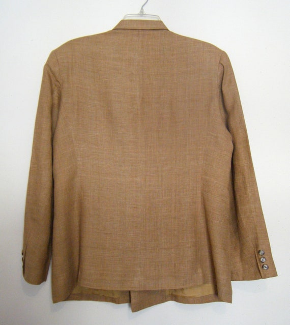 1940s menswear inspired 80s BLAZER womens jacket,… - image 10