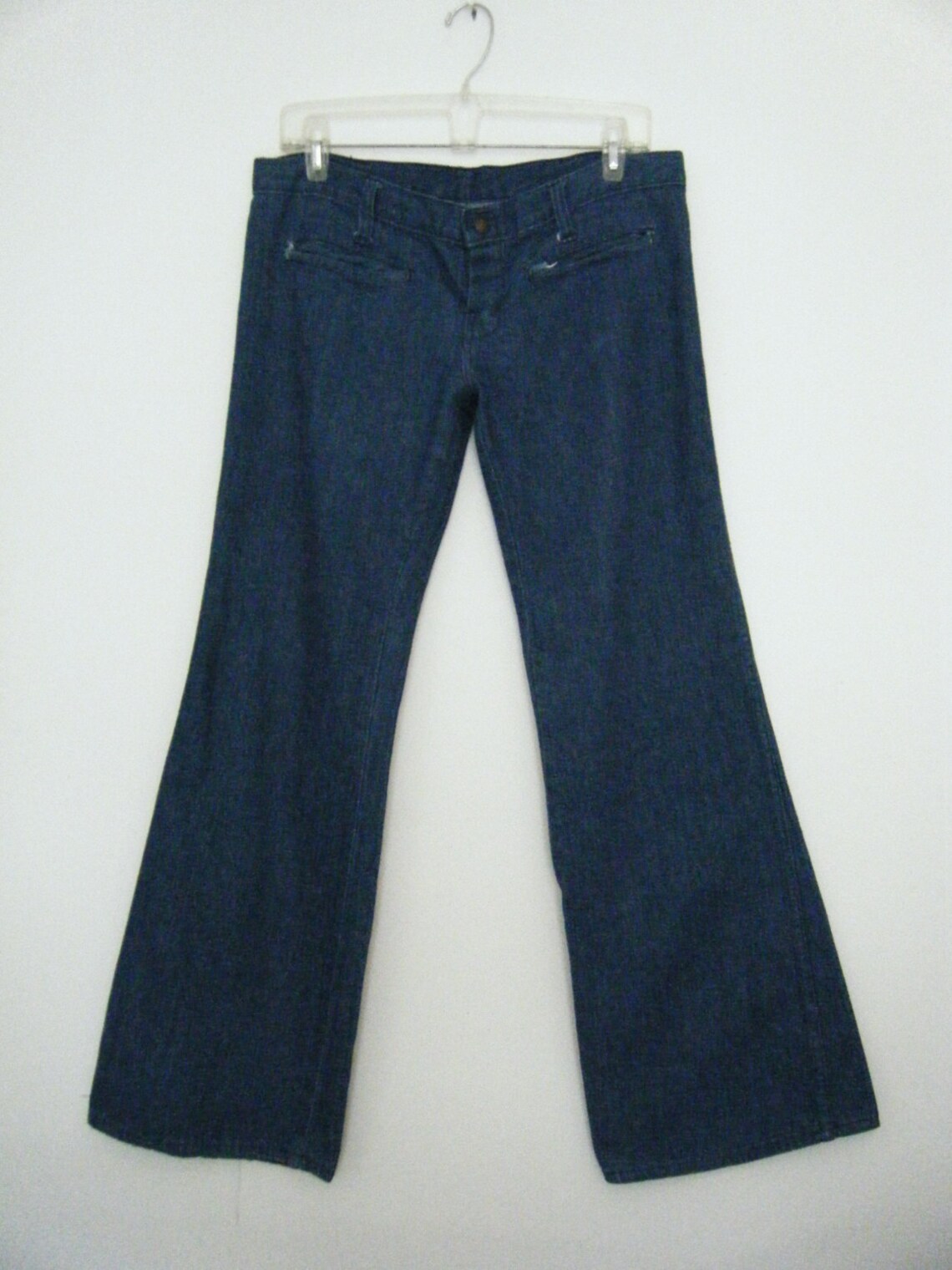 1960s ULTRA LOW WAIST Bell Bottom Jeans Hip Huggers Flares - Etsy