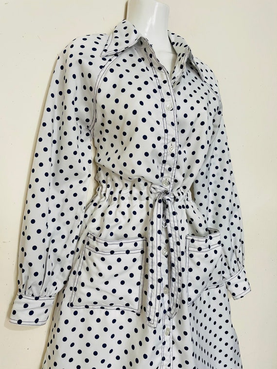 1960s /70s BONWIT TELLER Polka Dots MiNi Day Dress