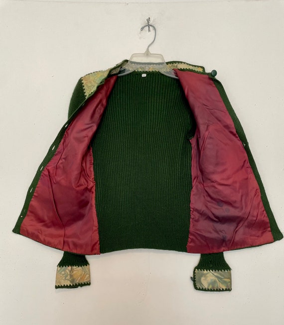 70s Psychedelic Elephant House Coat - Large