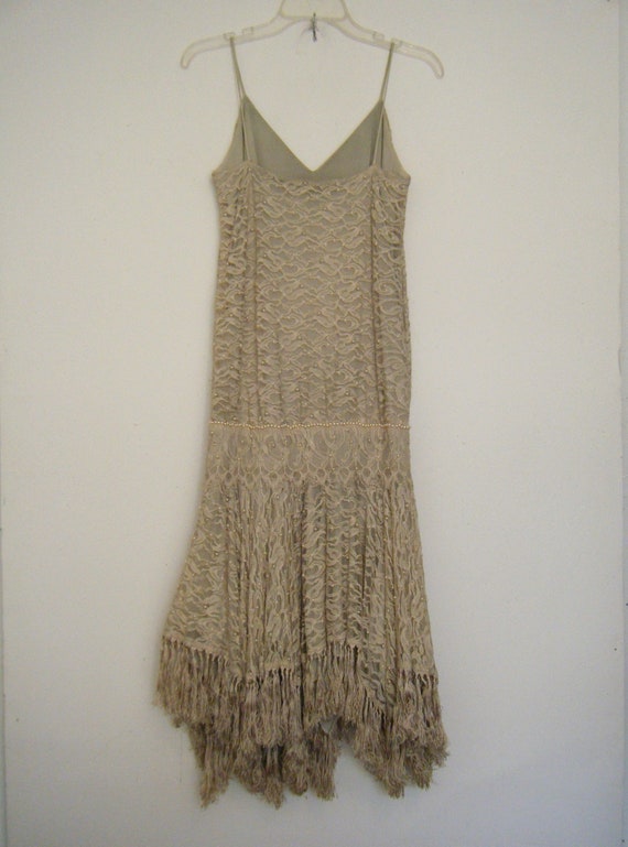 1920s FRINGE FLAPPER Dress and Matching Duster Ja… - image 8
