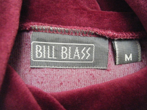 RARE 1970s Designer Bill Blass VELOUR Track SUIT,… - image 10