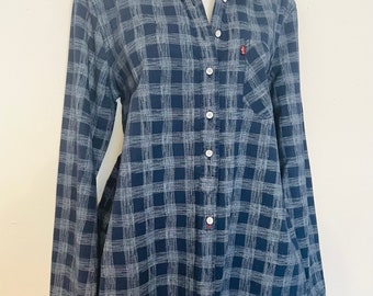 vintage LEVIS Workwear OVERSTITCH Design check shirt, women’s size large