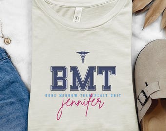 Personalisiertes BMT T-Shirt: Personalisiertes Geschenk für Pflegekräfte