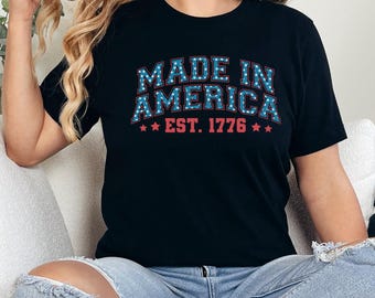 Camiseta "Hecho en Estados Unidos 1776" - Camiseta del 4 de julio