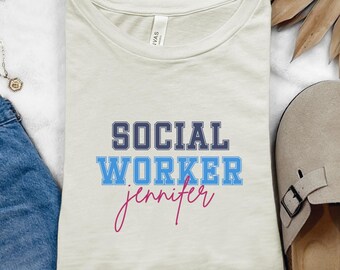 Custom Social Worker Shirt: School Counselor Gift