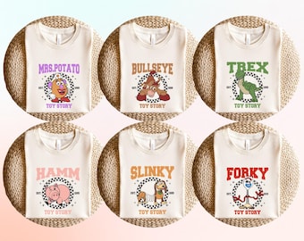 Camiseta de Toy Story para Disneyland: Camiseta personalizada a juego para toda la familia