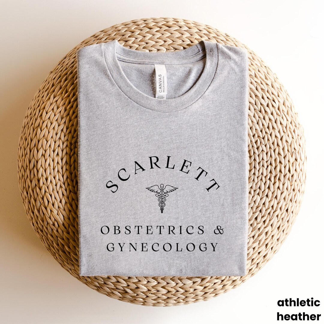 Personalized OBGYN Caduceus Shirt: Obstetrics & Gynecology Nurse Gift ...