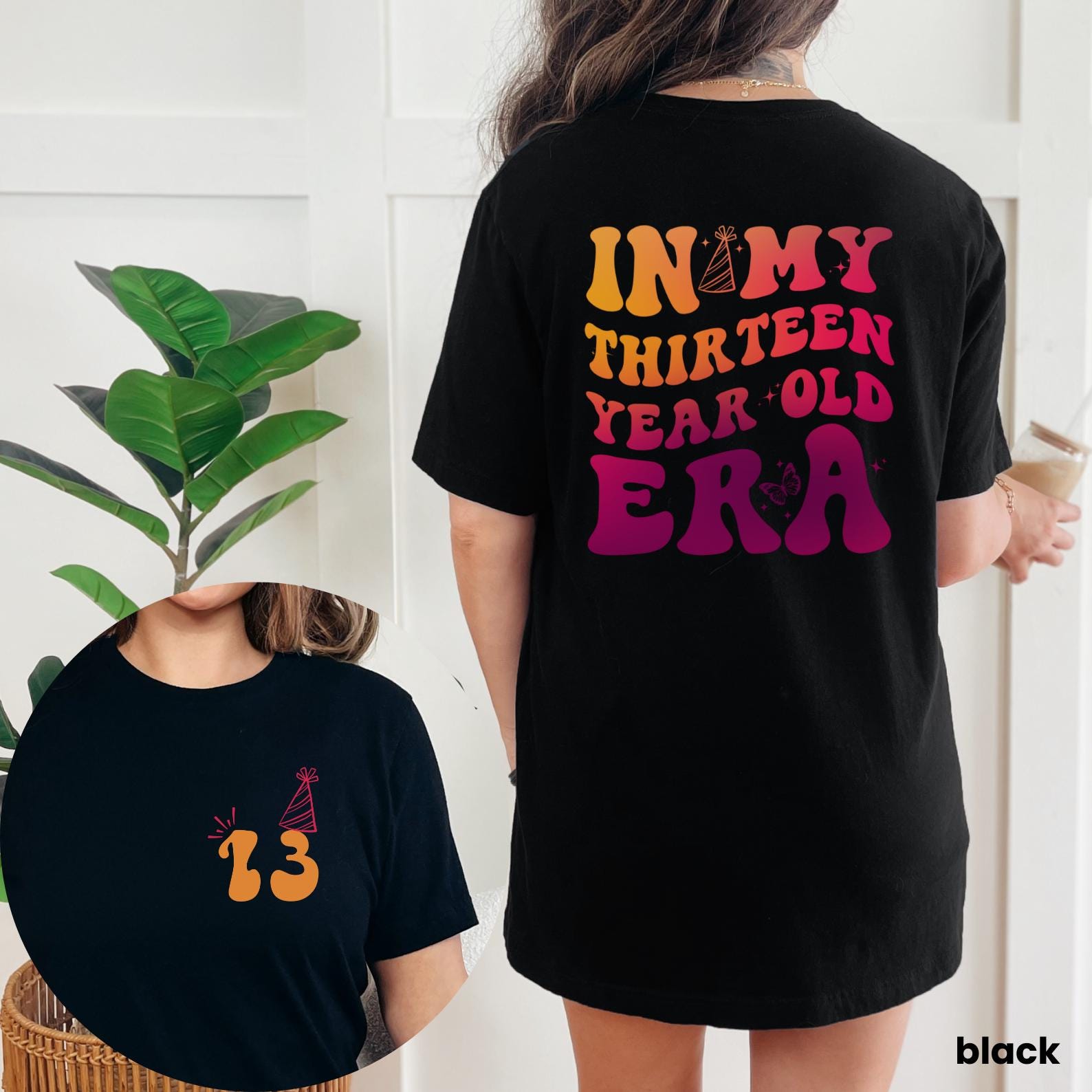 公式ティーンエイジ・エラTシャツ：13歳の誕生日パーティーシャツ