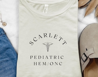 Custom Pediatric Hem Onc Nurse T-shirt: Appreciation Gift