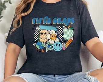 Fifth Grade Teacher T-Shirt: Back to School Matching Tee