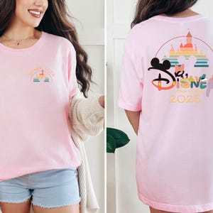 Disney Family Vacation 2025 Shirt, Disneyland 2025 Sweatshirt, Disneyworld Family Trip Tee, Mickey Mouse 2025 Shirt, Disney 2025 Shirt D015