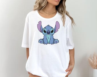 Camiseta de Stitch de Disney, Camiseta del Reino Mágico de Disneyland, Camiseta de Stitch, Camiseta de viaje de Disney para niñas, Camiseta de Stitch para niñas, Camiseta familiar a juego, D070