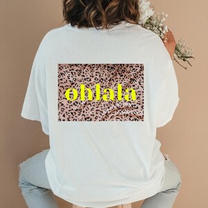 Sweet Leo Neon Oversizes T-Shirt , Trend T-Shirt , Ohlala Neon Print, Unisex