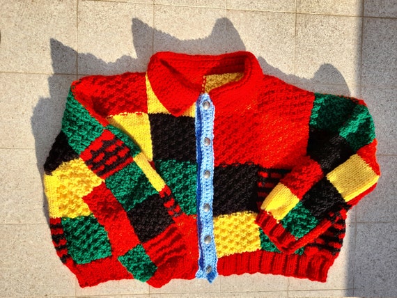 Ready To Ship Jw Anderson Harry Styles Cardigan Patchwork Etsy Ready To Ship Jw Anderson Harry Styles Cardigan Patchwork Etsy