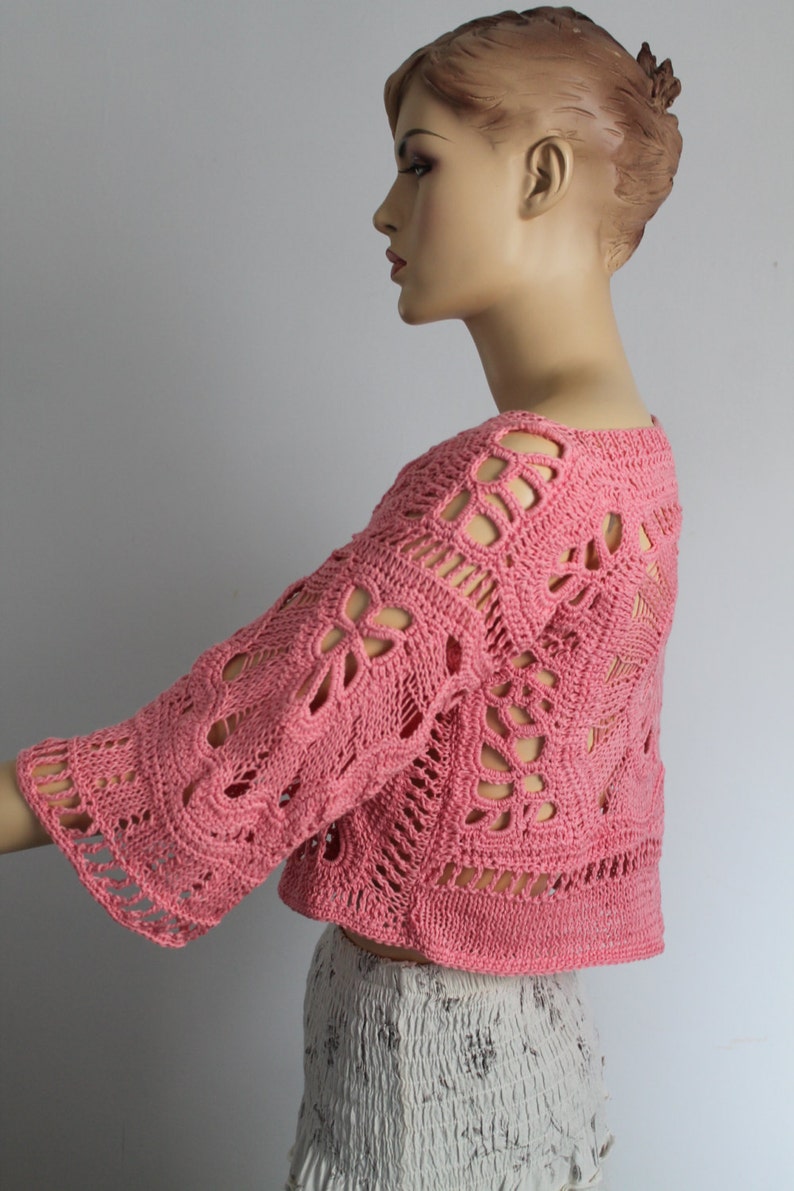 boho crochet sweater