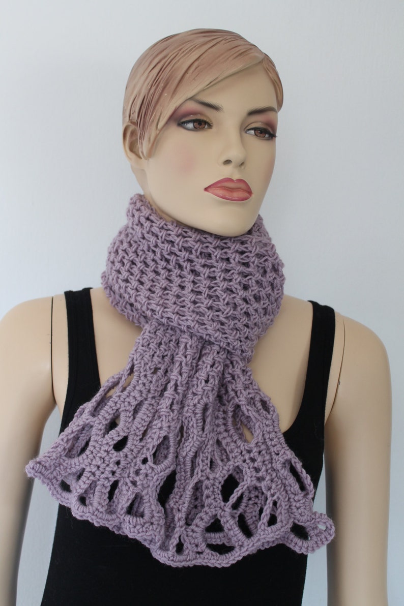 Knit Shrug Dusty Lilac Crochet Shrug Bolero long sleeved Etsy