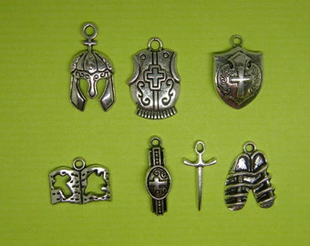 armor of god charms in bulk