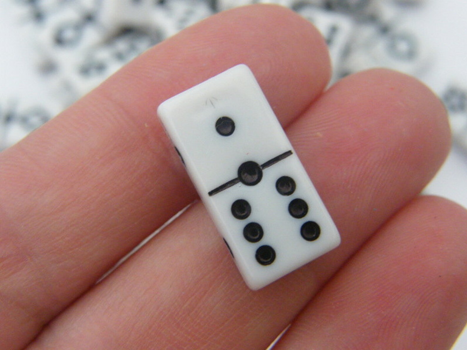 20 Domino Beads 20 X 10mm AB94 Etsy