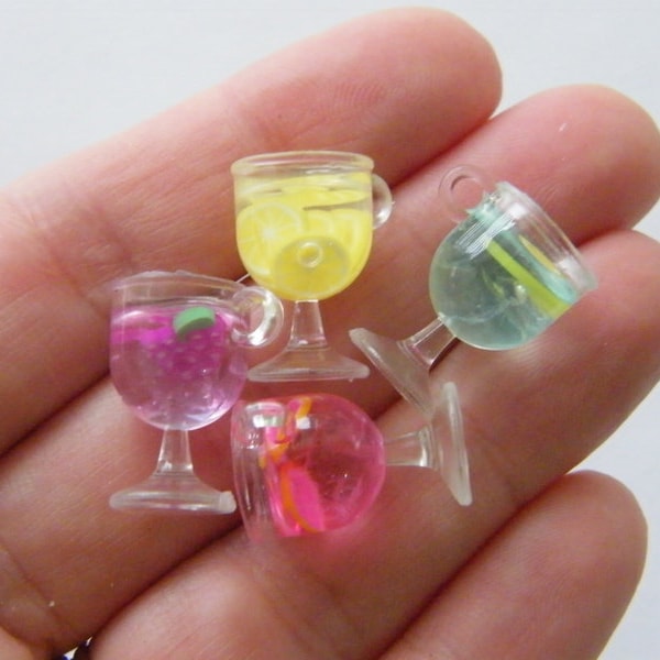 BULK 30 Cocktail pendants random resin FD307