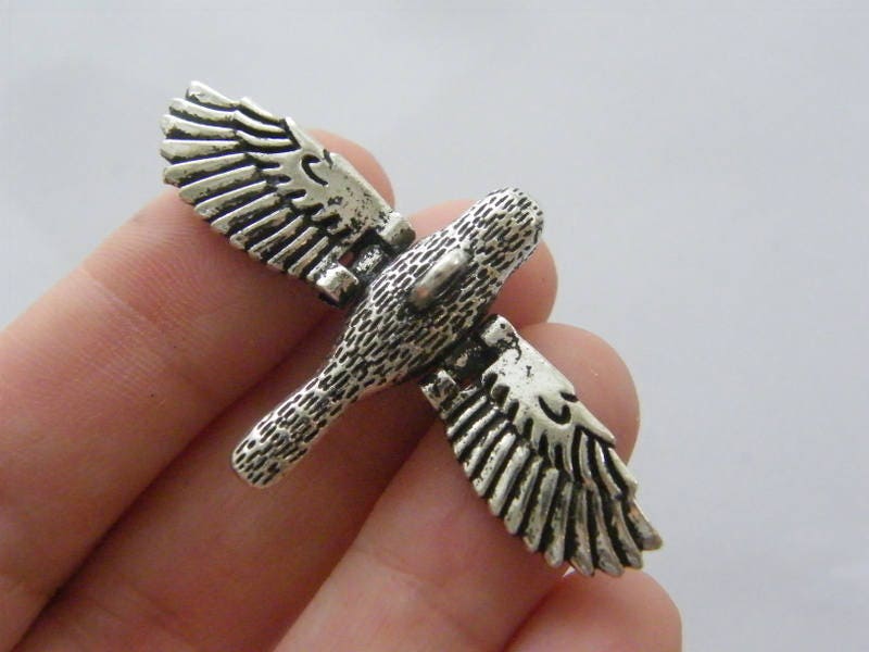 Pelican Charms Bulk in Silver Pewter » Bird Charm and Eagle Charm