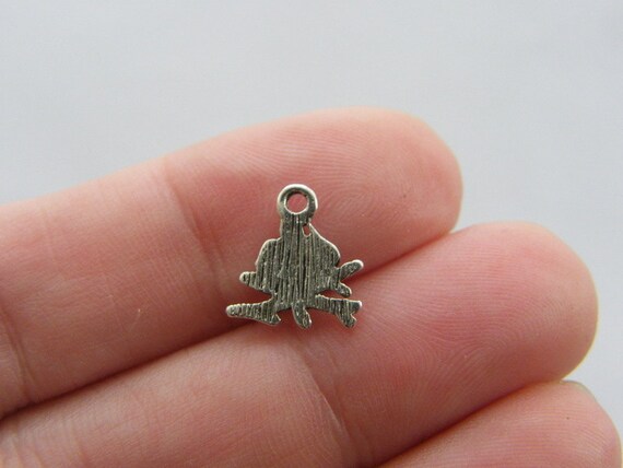 Fireman Charm Collection - Antique Silver Tone 11 Piece Set For Jewelry Making