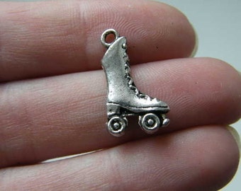 6 Antique Silver Tone Engagement & Wedding Ring Charms – M233
