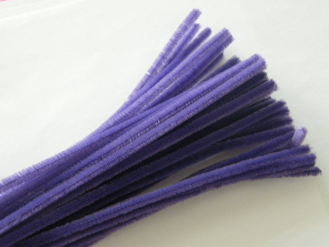 50 Purple pipe cleaners Etsy