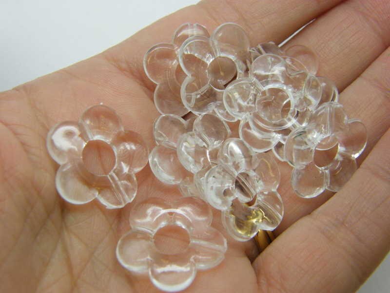  Clear Plastic Beads