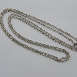 BULK 12 Necklace chains 46cm 18" silver tone