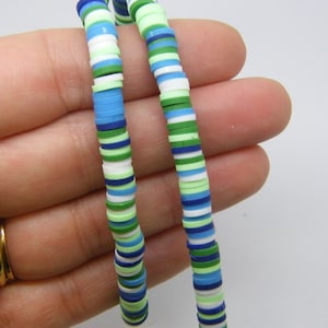 Clay Beads Bracelet Making Kit Round Flat Beads Polymer Clay Beads Set DIY  Kit 