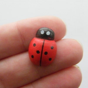 Wood Ladybug Stickers Self Adhesive Ladybug Sticker Wooden Ladybug Shaped  Sticker Diy Mini Ladybug Stickers 100PCS Wooden Ladybug Stickers Self  Adhesive DIY Mini Ladybug Shaped 