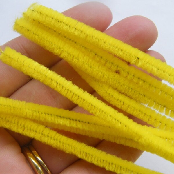 Yellow Pipe Cleaners - Etsy